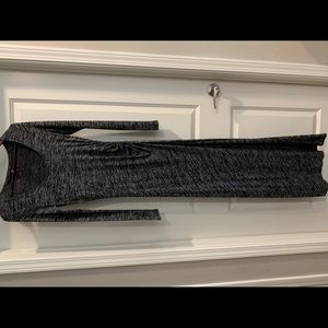 Jersey knit full length dress